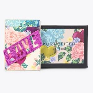 Kurt Geiger 🪢NIB Multicolor Floral Card Holder